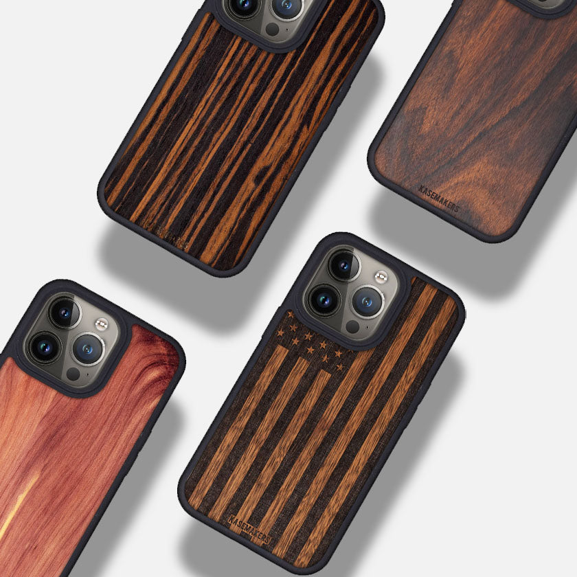 Kasemakers Real Wood Phone Cases. Made in the USA