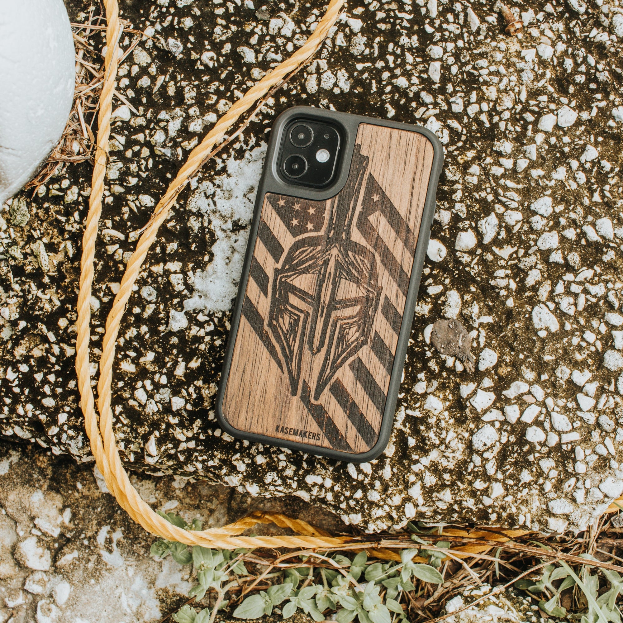 real wood gladiator Samsung Phone Case
